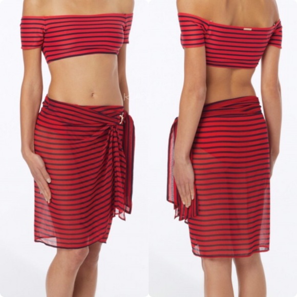 Michael Kors Other - Michael Kors Cabana Striped Sarong Cover-Up NWT